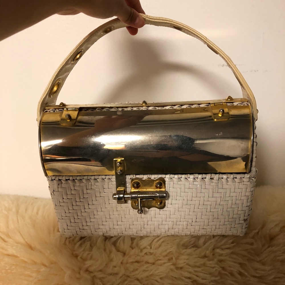 RARE FIND! Vintage Basket Bag